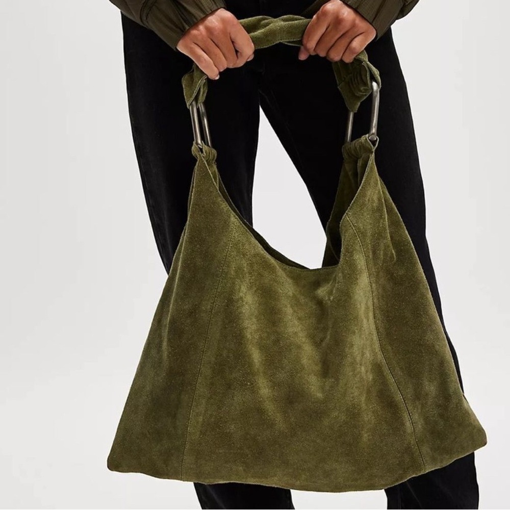 Free People Bobbi Slouch Suede Tote